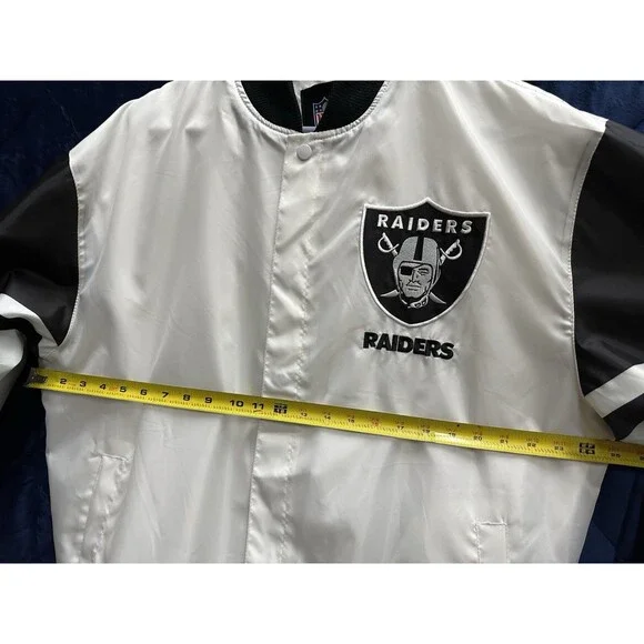 NFL vintage LA Los Angeles Raiders Fanimation men size large football jacket